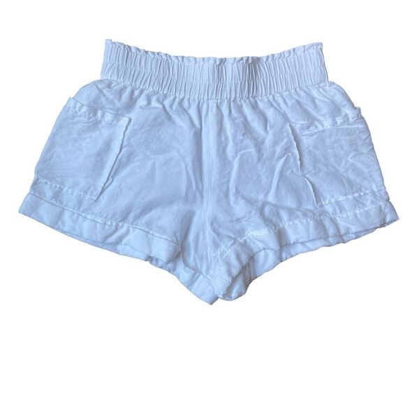 Show me Your Mumu Disilvio Shorts White Linen Size S NWOT - Picture 8 of 12